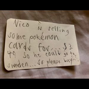 Son’s Pokémon Cards